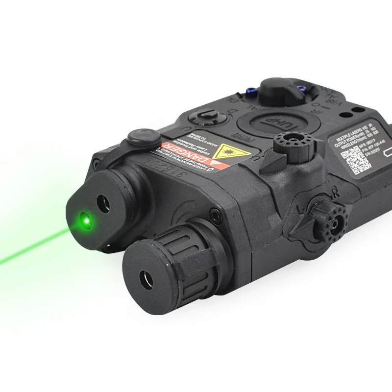 

Element Airsoft AN/PEQ-15 LA-5C White LED Flashlight IR Green Laser Sight Hunting Battery Case Box Weapon Light Gun Accessories