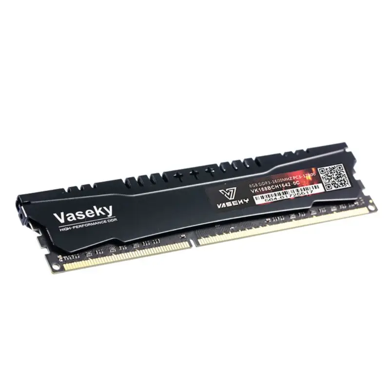 Vaseky черный 8 г ПК памяти ОЗУ модуль компьютера Настольный память PC3 DDR3 1600 МГц