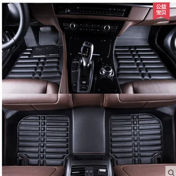 

Non-slip car floor mats fit for Hyundai Elantra 2016-2018 Waterproof five seats