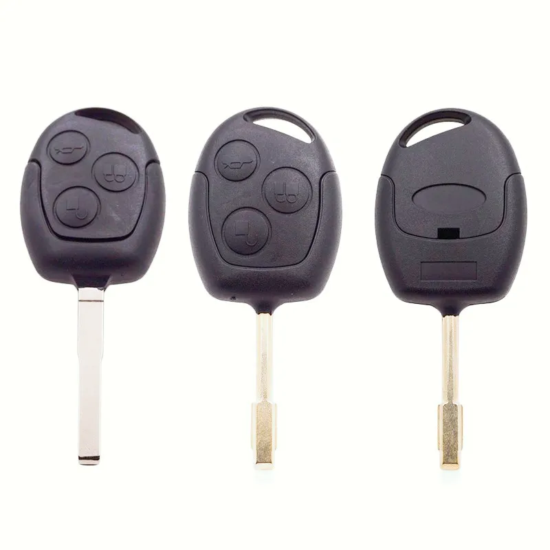 Remote Key Shell Replacement For Ford Mondeo Focus 2 3 Festiva Fiesta C-MAX Fusion Transit With FO21 HU101 Blade Car Accessories