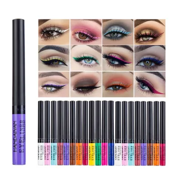 

HANDAIYAN 12 Colors Waterproof Eyeliner Gel Waterproof Liquid-like Pencil Eyeliner