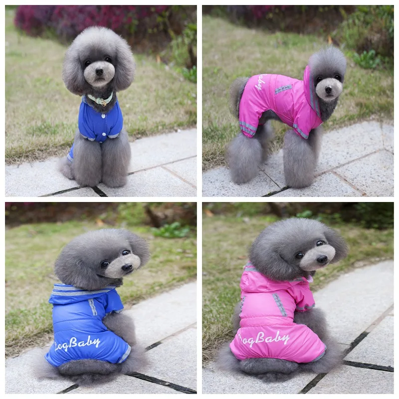 Летний открытый плащ для собак водо-и ветронепроницаемые куртки Одежда для собак