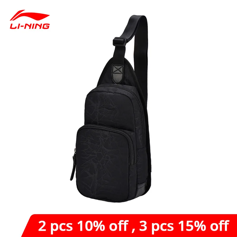 Li Ning унисекс городская Спортивная нагрудная посылка полиэстер Классическая