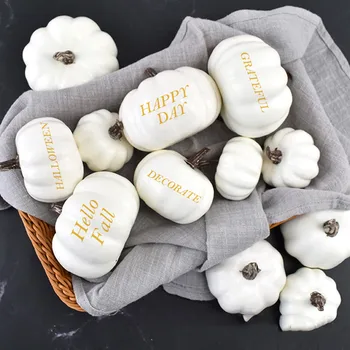 

top selling Artificial Assorted Pumpkins Mini Fake Pumpkins Artificial Vegetables Halloween Support Wholesale and Dropshipping