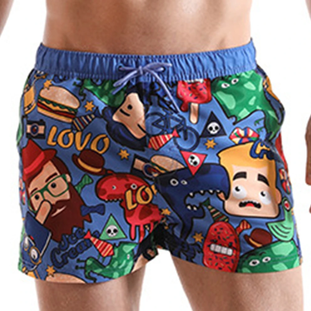 UXH Men's Sports Short Beach Shorts Bermuda Board Shorts Surfing Swimming Boxer Trunks Bathing Suits Swimwear Swimsuits