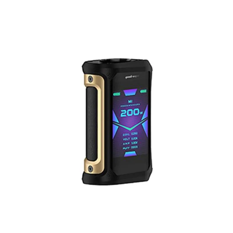 Новое поступление Geekvape Aegis X Mod 200W макс Выход электронные сигареты Mod с 2,0 чипы создано Двойной 18650 испаритель - Цвет: Золотой