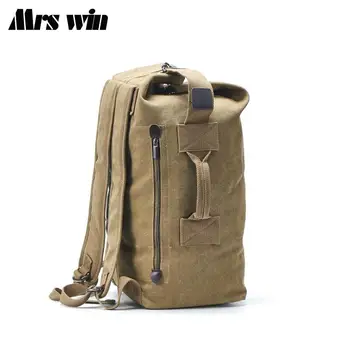 

2020 New Large Capacity Rucksack Man Travel Bag Mountaineering Backpack Male Luggage Canvas Bucket Shoulder Bags Men Backpacks