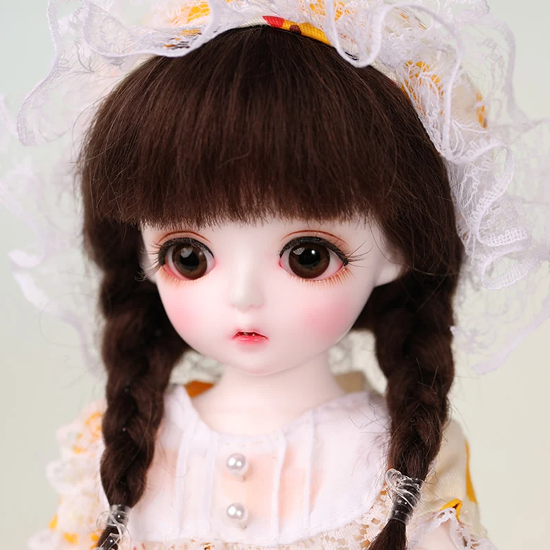 

1/6 весы телесного цвета BJD Кукла Милый Малыш Девочка BJD/SD смолы фигурка кукла модель игрушка подарок. Не входит в комплект одежды, обуви, парик A0123Linamiu YOSD