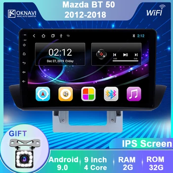 

OKNAVI Android 9.0 2 Din IPS Car Multidedia Video Player For Mazda BT-50 BT 50 2012-2018 Stereo Navigation GPS Cam Radio No DVD