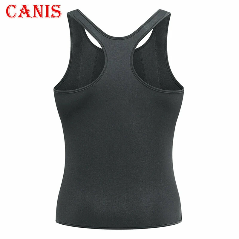 M-3XL Shaper для тела для мужчин, на молнии, фирма, корректирующая одежда, облегающая футболка жилет для похудения, эластичный пояс, тренажер, плюс размер, одежда для спортзала, корсет XXXL