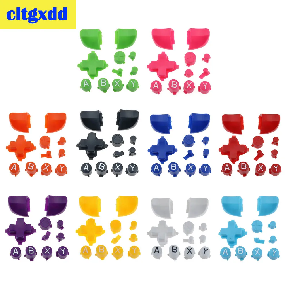 

1Sets Game ABXY Buttons Accessories D Pad Cross Direction Button Key Repair Part For XBOX One S Slim Controller Keyboard
