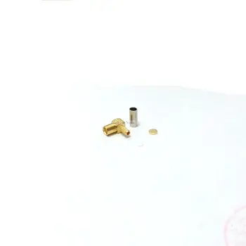 

100 pcs RF Coaxial right angle /straight MCX Female for RG316 RG174 -1.5 Jumper Cable Connector