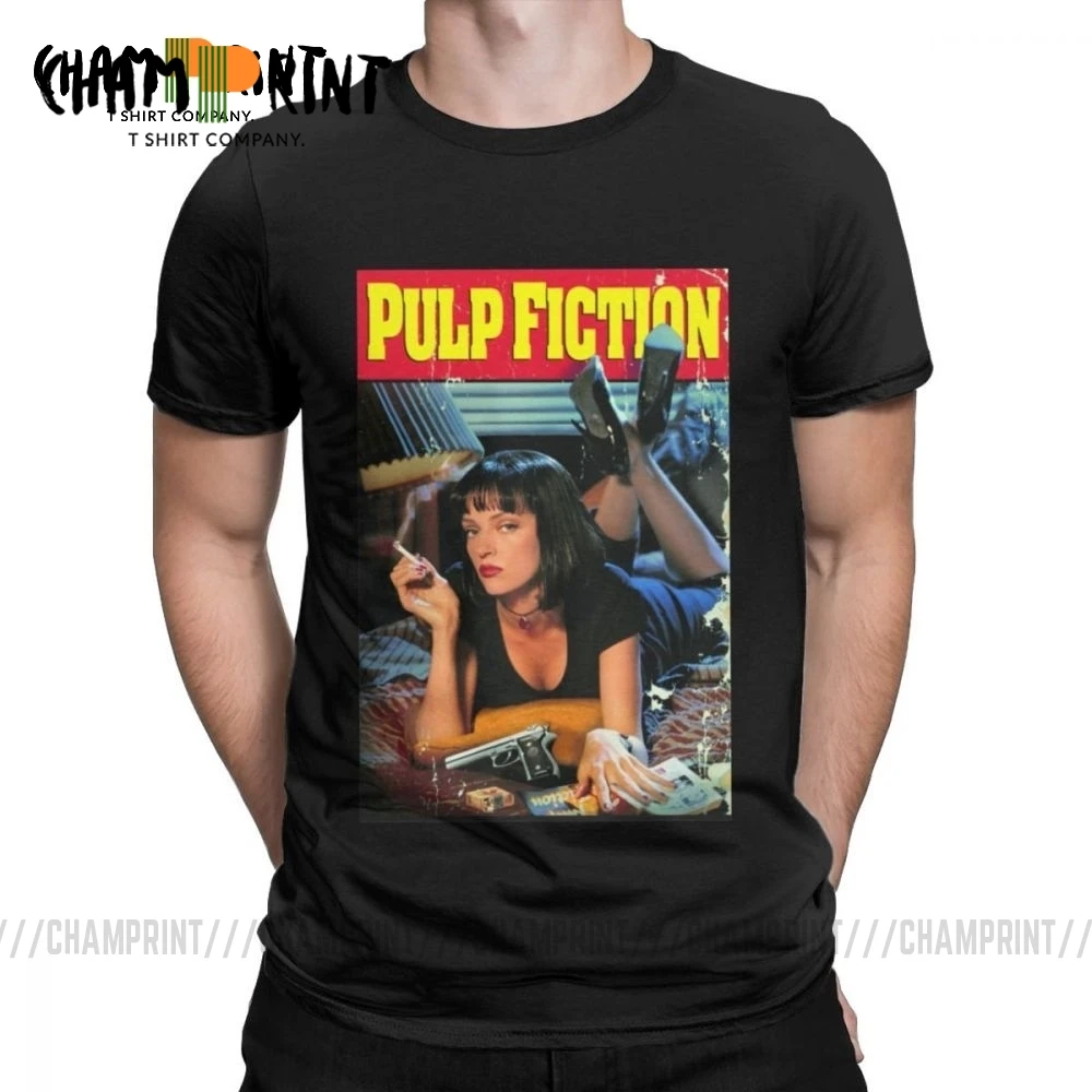 Новинка 2019 летние модные футболки Постер криминальной фантастики 1994 мужские