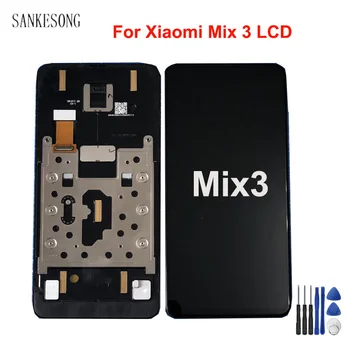 

6.39" For Xiaomi Mi Mix 3 Amoled LCD Display Touch Screen Digitizer Assembly With Frame For Xiaomi Mix3 LCD Replacement Part