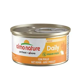 

almo nature Alimento para Gatos Mousse con Pollo, 85 g, Paquete de 24