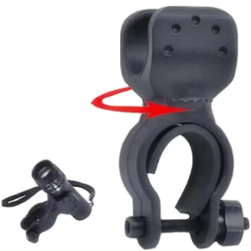 

Torch Clip Mount Bicycle Front Light Bracket Flashlight Holder 360 Rotation Bike Light Bicycling Accessories Bike LED Flashlight