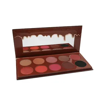 

10 Colors Professional Women Eyeshadow Makeup Palette Natural Non-Fading Long Lasting Cosmetic Eyeshadow Palette Tool