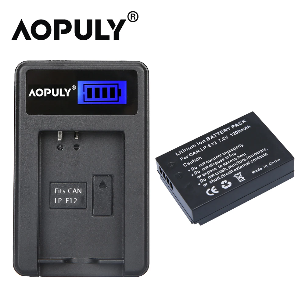 AS PIC 4 шт. LP-E12 LPE12 LP E12 батарея для камеры батарея Аккумулятор Акку+ ЖК USB зарядное устройство для Canon M 100D Kiss X7 Rebel SL1 EOS M10 DSLR - Цвет: AS PIC