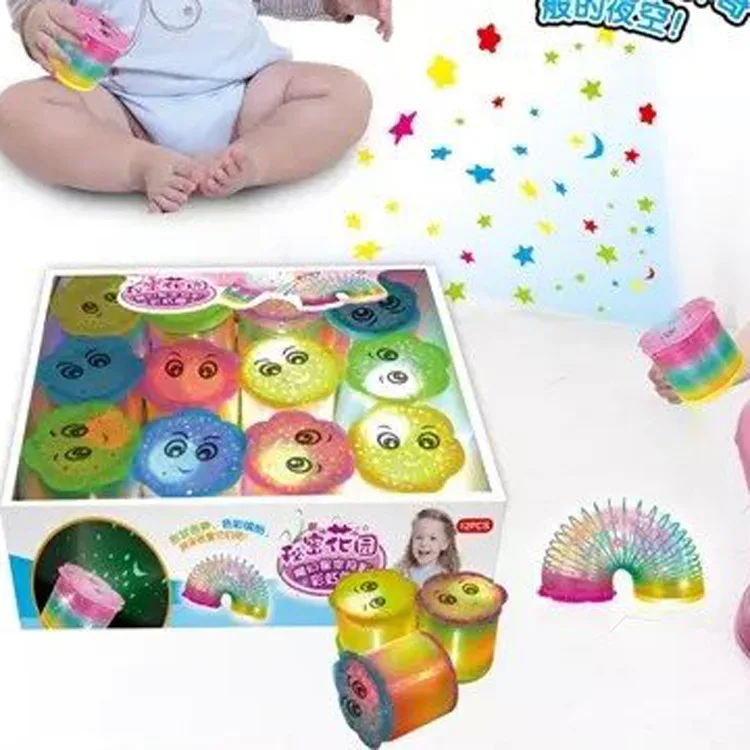 

Children Light Toy CHILDREN'S Toy Rainbow Ring Toy Fantasy Colorful Light Projection Rainbow Ring Hot Sales