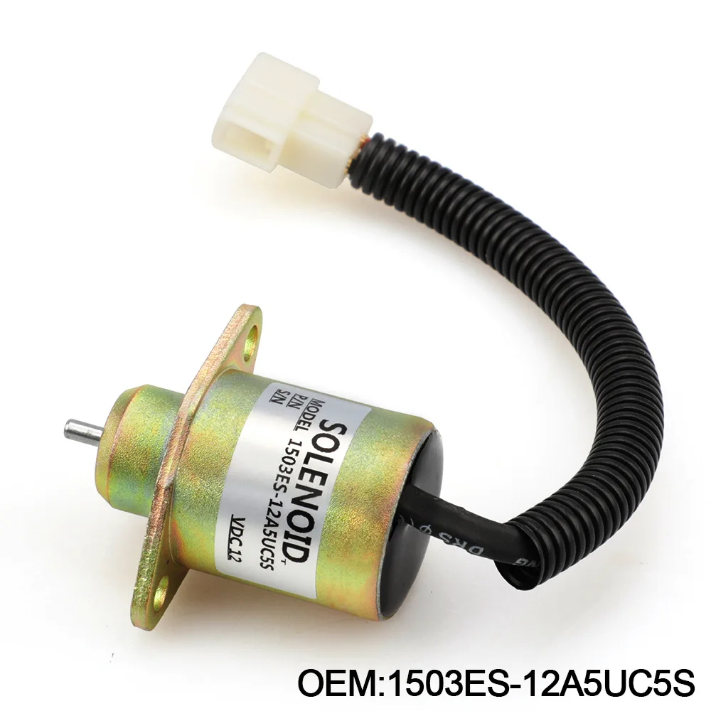 Отключение Соленоидный клапан 1503ES 12A5UC5S для KUBOTA SA 4569 T 12V 24A5UC5S 4567 24V|Детали генератора и аксессуары| |