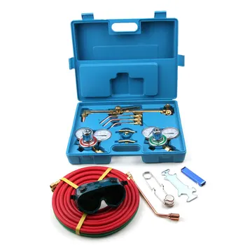 

Professional Portable Torch Kit Set Oxygen Acetylene Oxy Gas Welding Cutting Kit welding tools Ceramic heater soldering