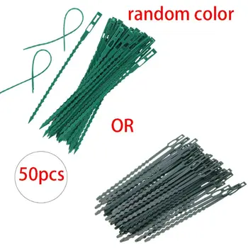 

50pcs Garden Cable Ties Reusable Plant Support Shrubs Fastener Tree Locking Zip PXPC