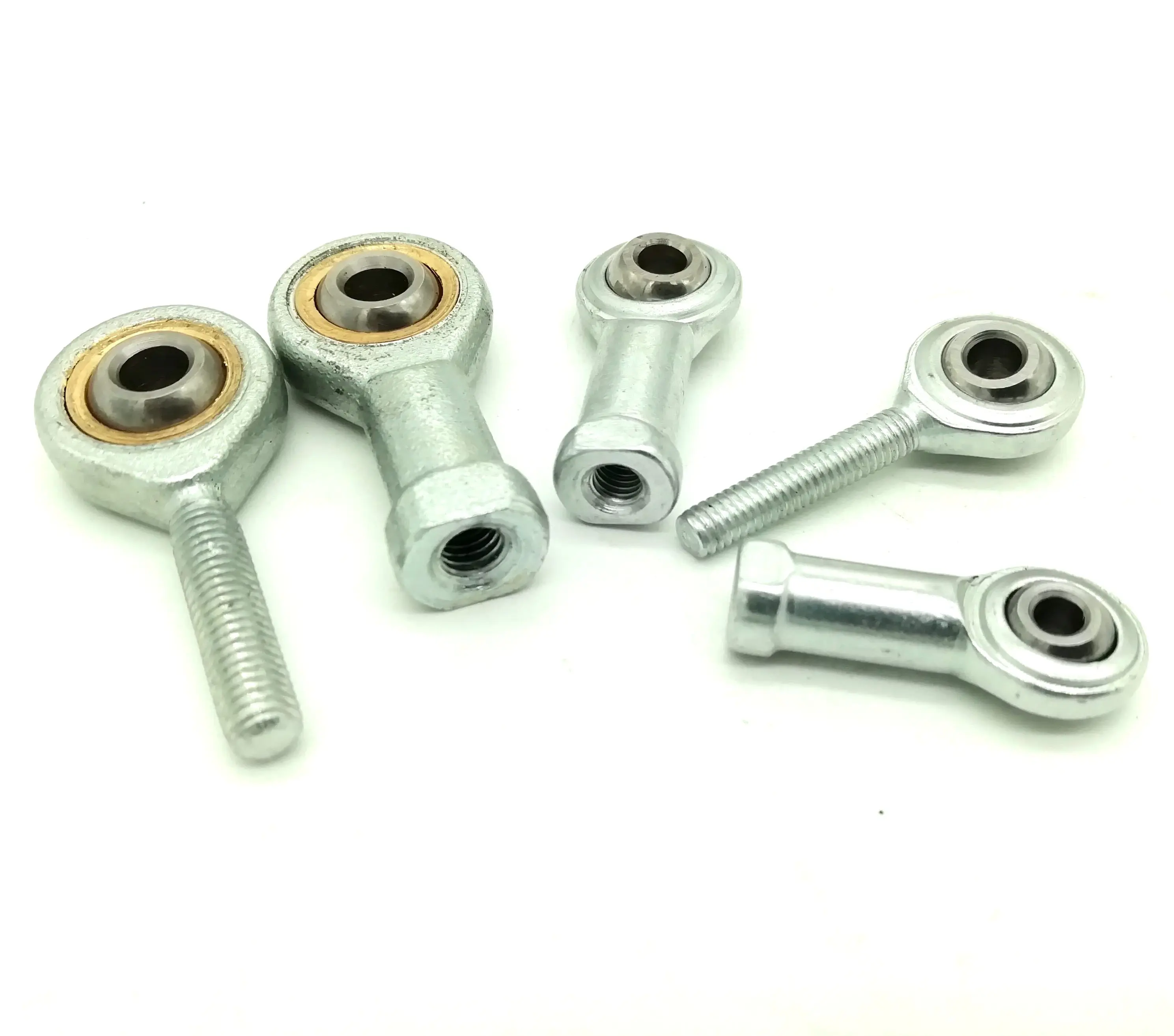

Spherical Rod Ends M5 Outer or Inner Silver Threaded Single Row Joint