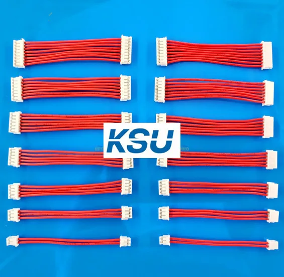 50 шт. Mini Micro zh1.5 мм 2/3/4/5/6/7/8/9/10 контактный разъем JST с длиной провода 100 200 кабели