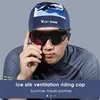 WEST BIKING Anti-UV Summer Cycling Caps MTB Road Bike Motorcycle Helmet Liner Ice Silk Breathable Sport Headwear Bicycle Hat 2