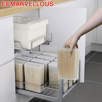 

Pantries Accessories Almacenaje Armario Platos Kuchnia Stainless Steel Rack Cozinha Organizer Kitchen Cabinet Storage Basket