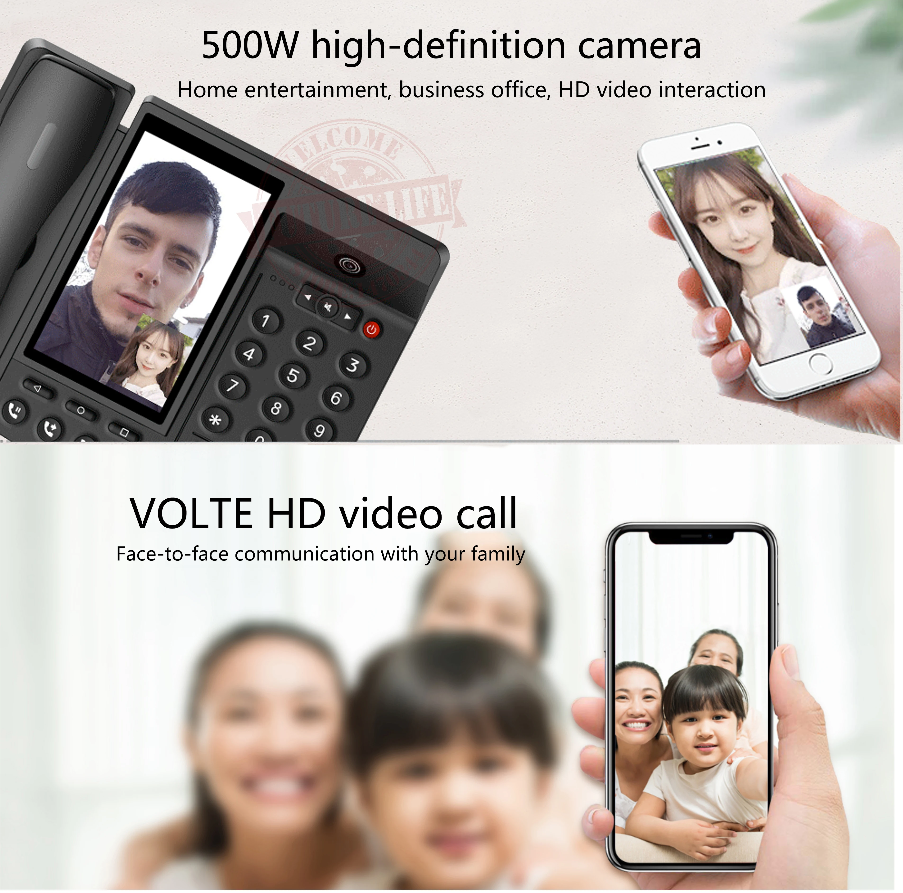 Смартфон Smart 4G VOLTE с большим беспроводным экраном Android 7 0 Google play store глобальная
