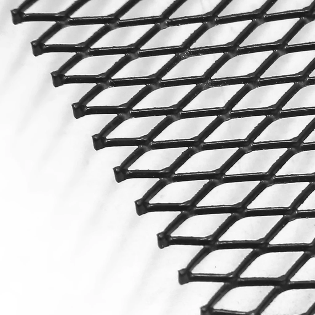 1PC Auto Car Front Bumper Grill Grille Mesh Cover Trim Rhombus Style 10x20mm