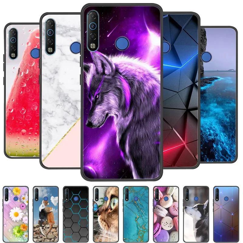 Для TECNO Camon 12 воздуха чехол задняя крышка для телефона Spark 4 / Camon12 Coque из мягкого