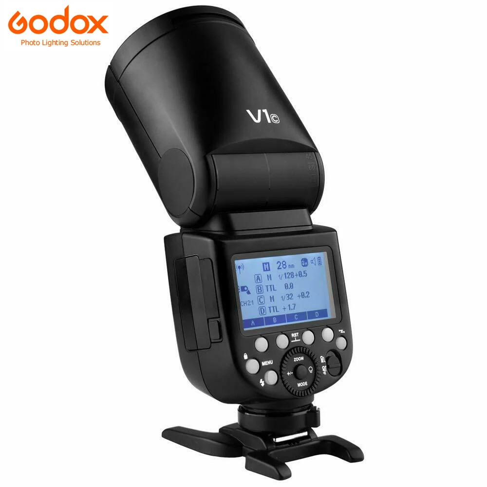 Godox V1 V1S/V1N/V1C/V1O/V1F ttl Li-Ion круглая головка вспышка для фотоаппарата вспышка для Nikon/sony/Canon/Fujifilm/Olympus w/XPRO триггер