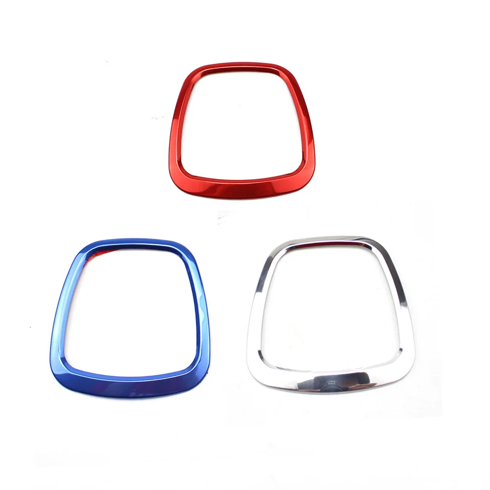 

Car accessories Chrome 3D sticker steering wheel trim emblem decorative frame cover stickers accessories for Audi A4 A5 A6 Q5 Q7