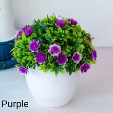  Artificial Plants Bonsai Small Tree Simulation Pot Plants Fake Flowers Table Potted Ornaments Home Decoration Hotel Garden Decor 