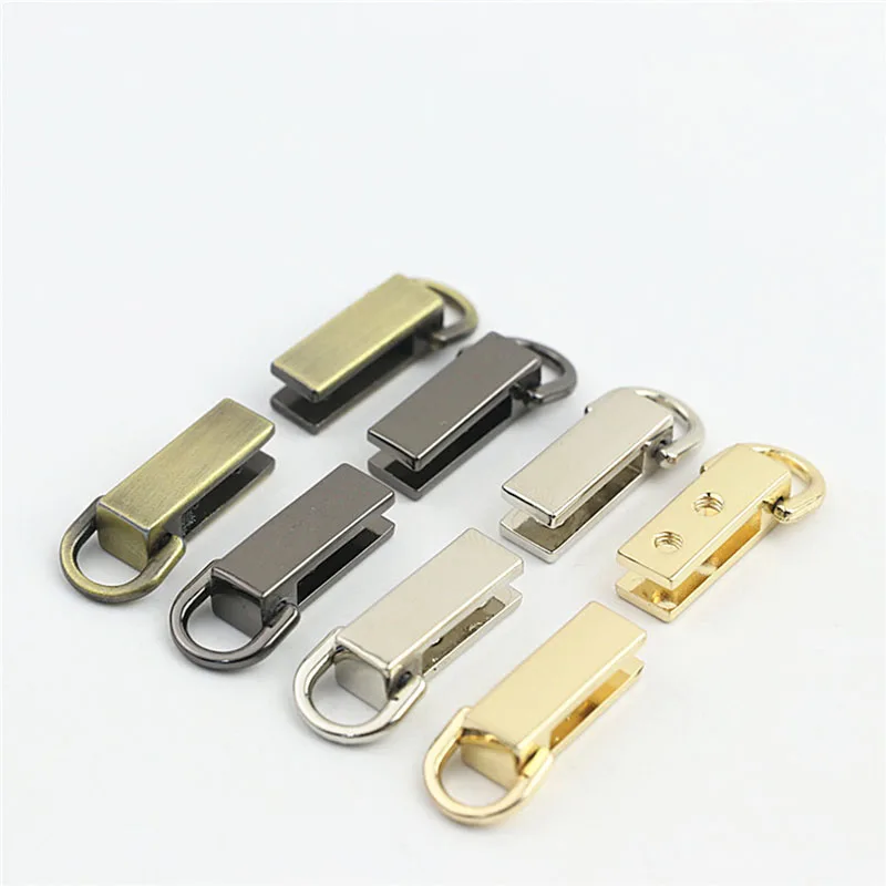 

6Pcs 7X26mm Strap Side Corner Clip Hook Metal Connecting Ring Buckle Tassel Clips Screw Pendant Clasp Bag Webbing Bell Buckles