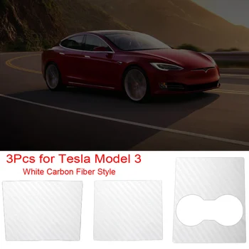 

For Tesla Model 3 Console Cover sticker 1pcs Set Armrest Interior Accessory