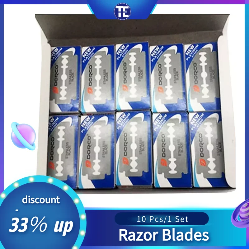 Shaver-Blades Face-Care Razor-Sharp Stainless-Steel Double-Edge ST300 10pcs Thin Men