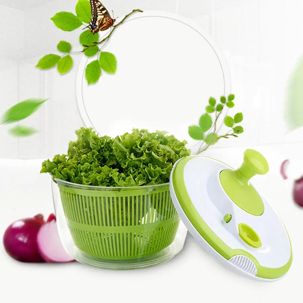 None Spin Dehydrator сливной корзина для кухонные овощные приспособления для мытья фруктов