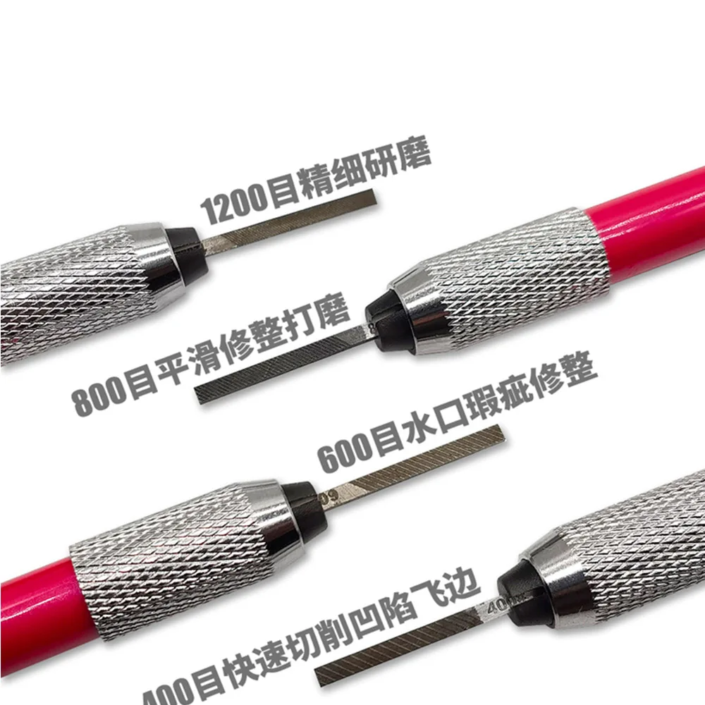 Mecha military model polishing tools Extremely fine narrow mouth file Metal files Model Water spout grinding 2