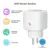 Smart Plug WiFi Socket EU 16A Power Monitor Timing Function Tuya SmartLife APP Control Работает С Alexa Google Assistant