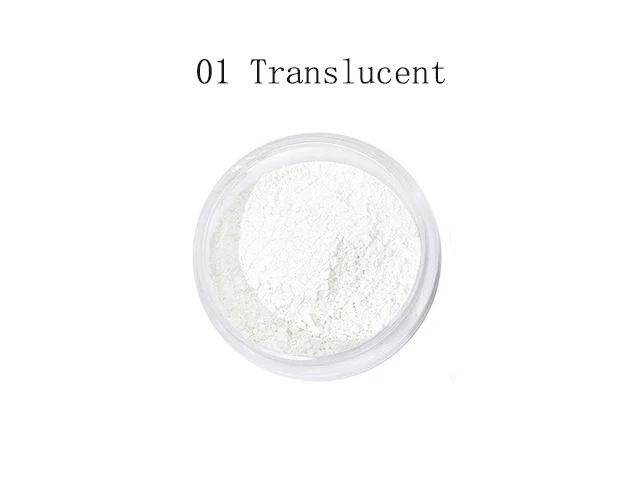 01 Translucent Водонепроницаемая свободная фиксирующая пудра, долговечная отбеливающая пудра для лица, макияж, консилер, пудры poudre visage maquillage - Цвет: 01 Translucent