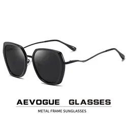 AEVOGUE, новинка, женские полигоновые Ретро Модные поляризованные солнцезащитные очки, градиентные линзы, очки для вождения, фирменный дизайн