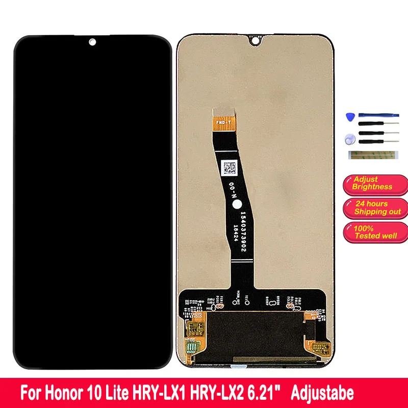 

IPS LCD Displays For Huawei Honor 10 Lite HRY-LX1 HRY-LX2 Screen Touch Digitizer Assembly Replacement 6.21