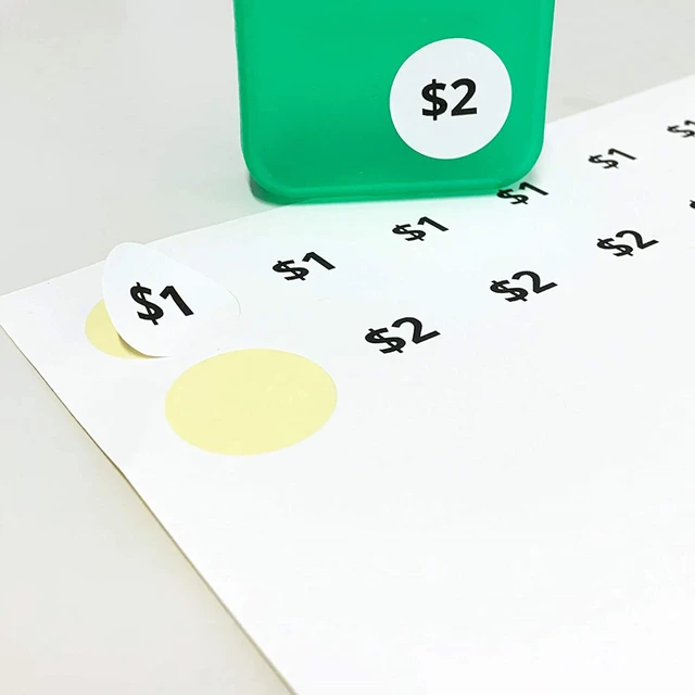 Papier autocollant / Vinyle 20 A4 Blank Matte / Glossy DIY Sticker