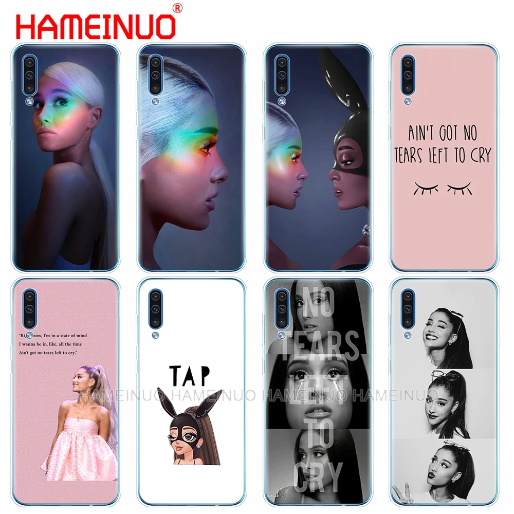 

silicon phone cover case for Samsung Galaxy S10 E PLUS A10 A20 A30 A40 A50 A70 A10E A20E M20 No Tears Left To Cry ariana grande