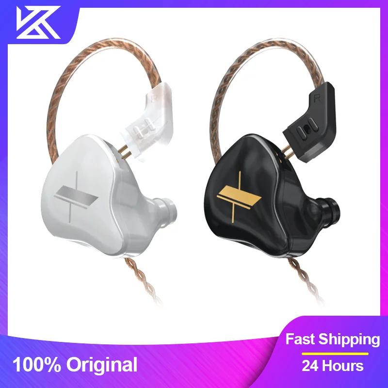 KZ EDX наушники-вкладыши с басами HIFI музыкальные стереонаушники-вкладыши активным