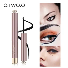 O.TWO.O, профессиональная Водостойкая Подводка для глаз, черная, красота, кошачий стиль, 24 часа, макияж, косметический инструмент, жидкая подводка для глаз, коричневый цвет