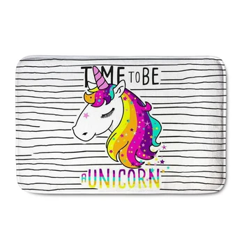 

Upetstory Cartoon Style Non Slip Door Mat for Bathroom Welcome Home Entrance Floor Mats Suede felpudo de la puerta de entrada